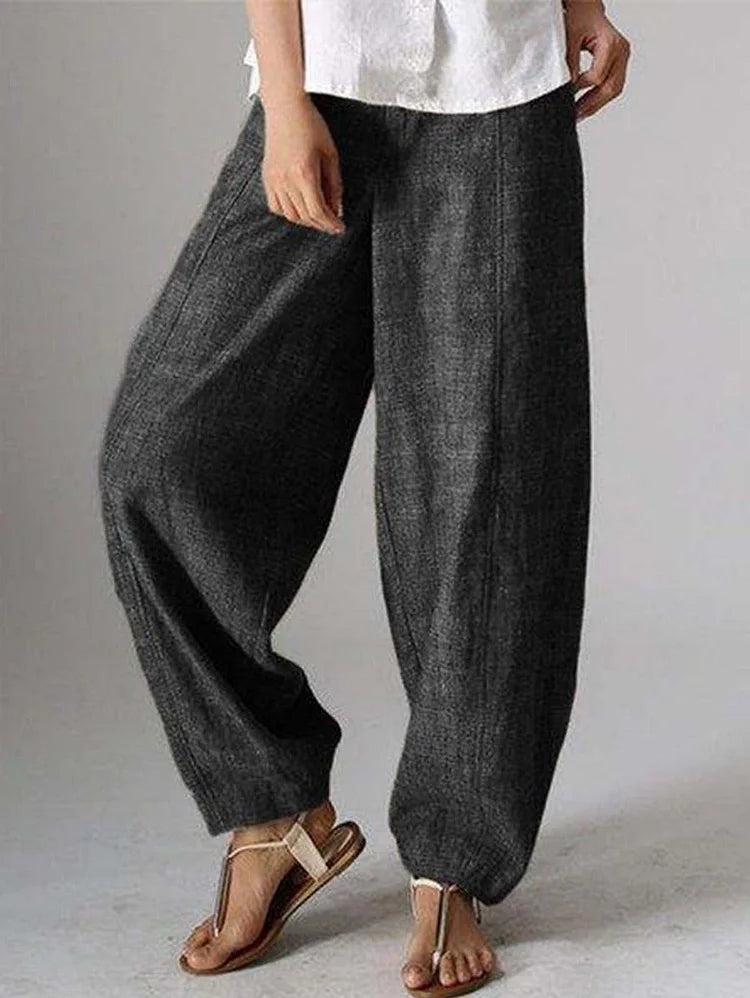 LD | Effen, casual, eenvoudige broek