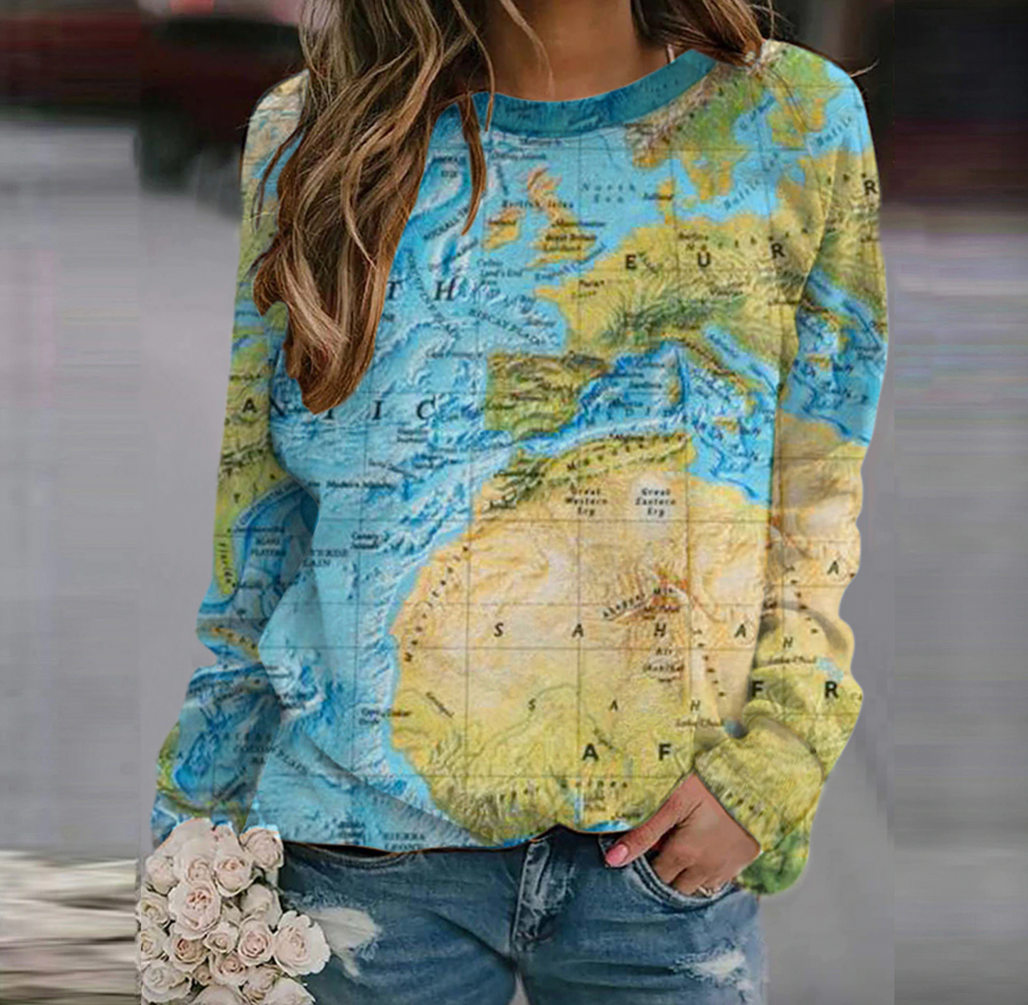 LD Casual en comfortabele algemene trui