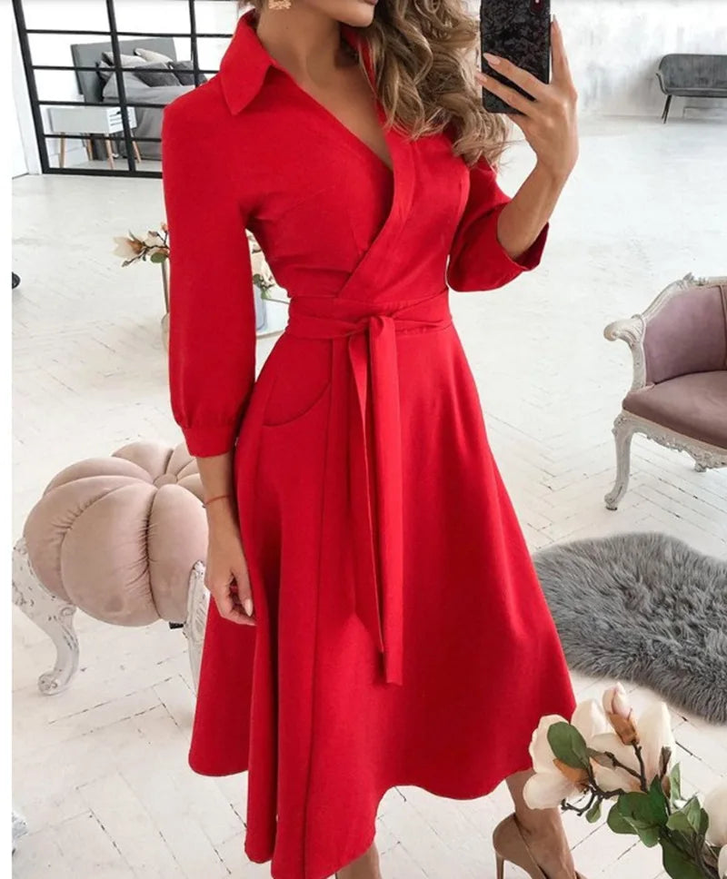 LD | Elegante wikkeljurk