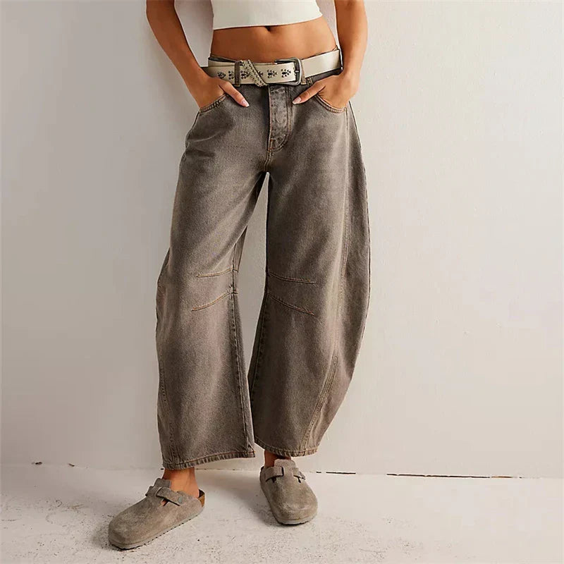 LD | Relaxed taps toelopende cargo jeans