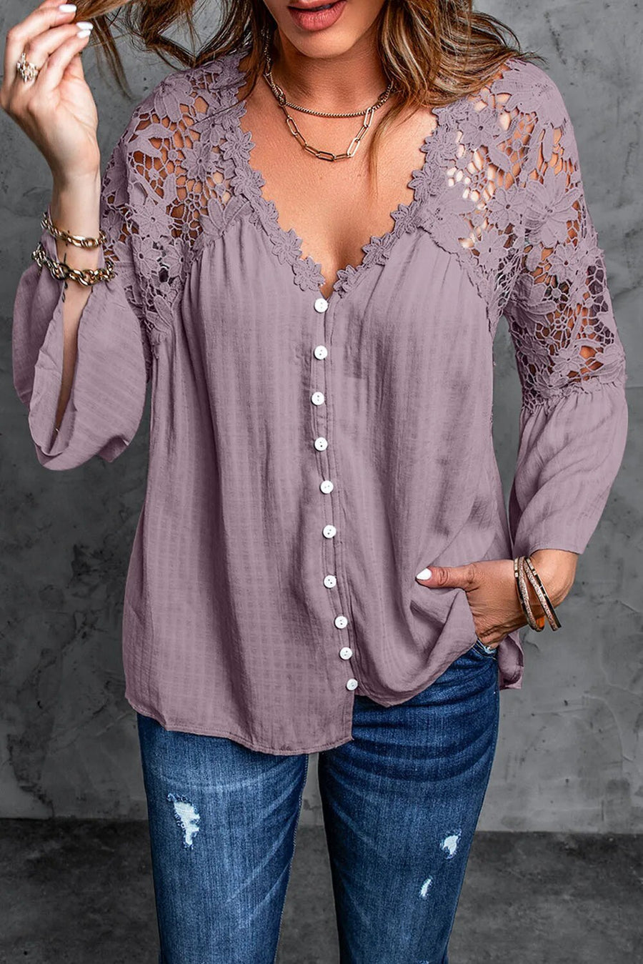 LD | Gehaakte blouse