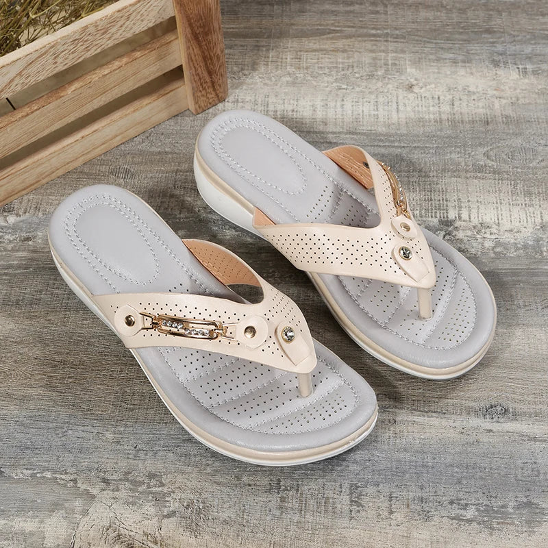 LD | dames sleehakken Clip Toe sandalen outdoor slippers casual dames