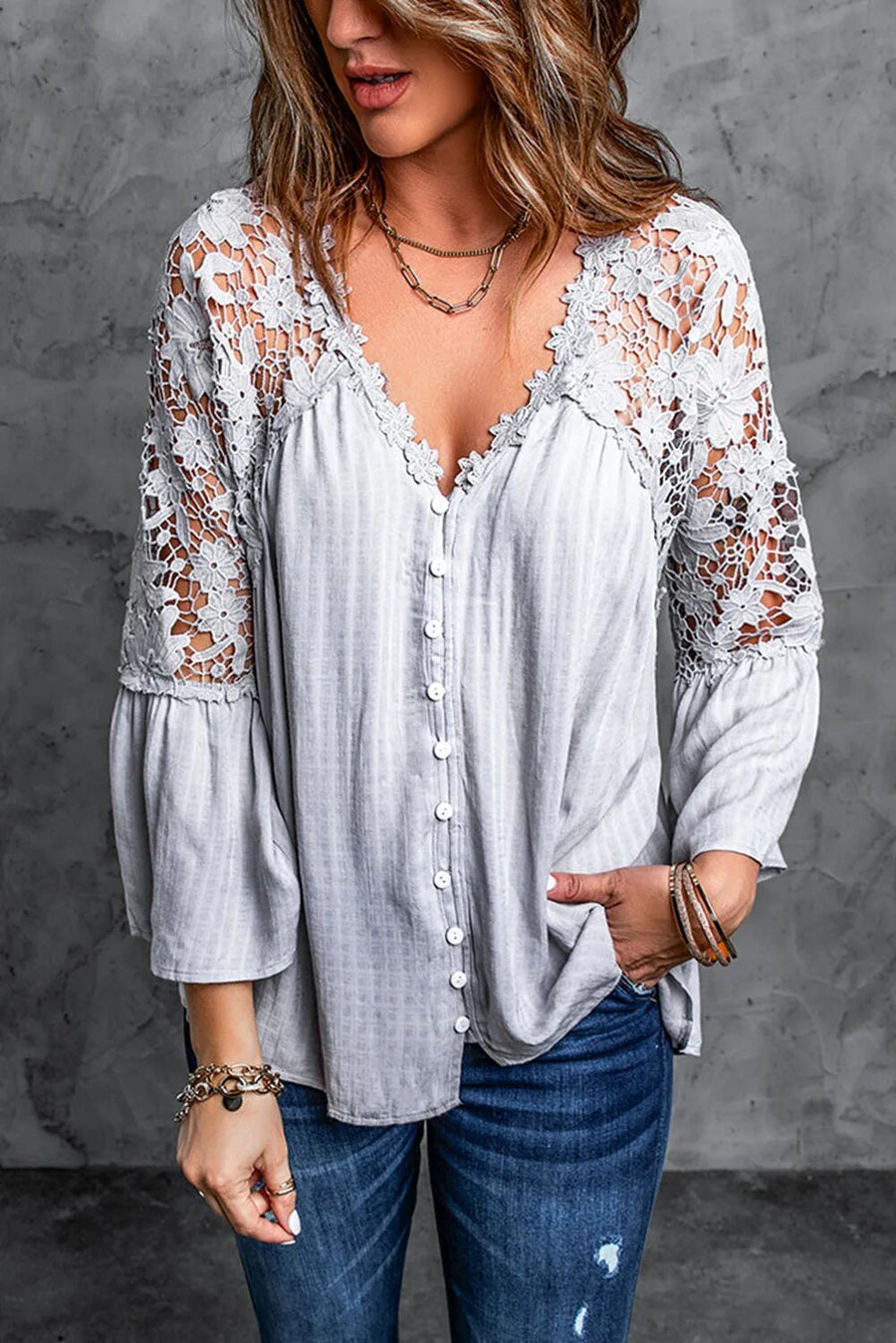 LD | Gehaakte blouse