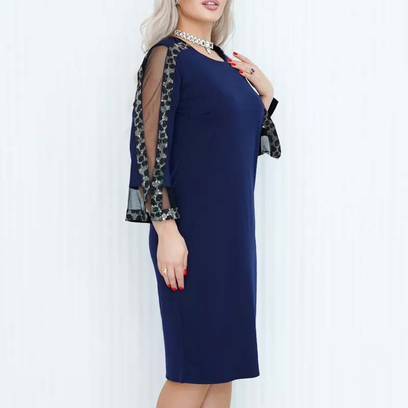 LD | Zwart | Transparante mouwen en kanten details
