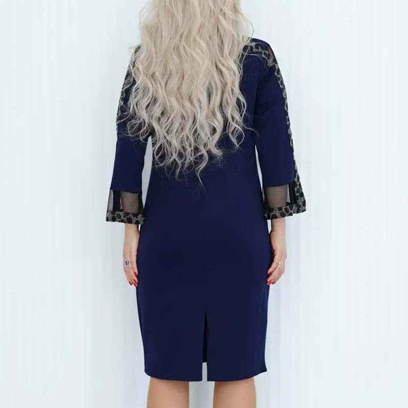 LD | Zwart | Transparante mouwen en kanten details