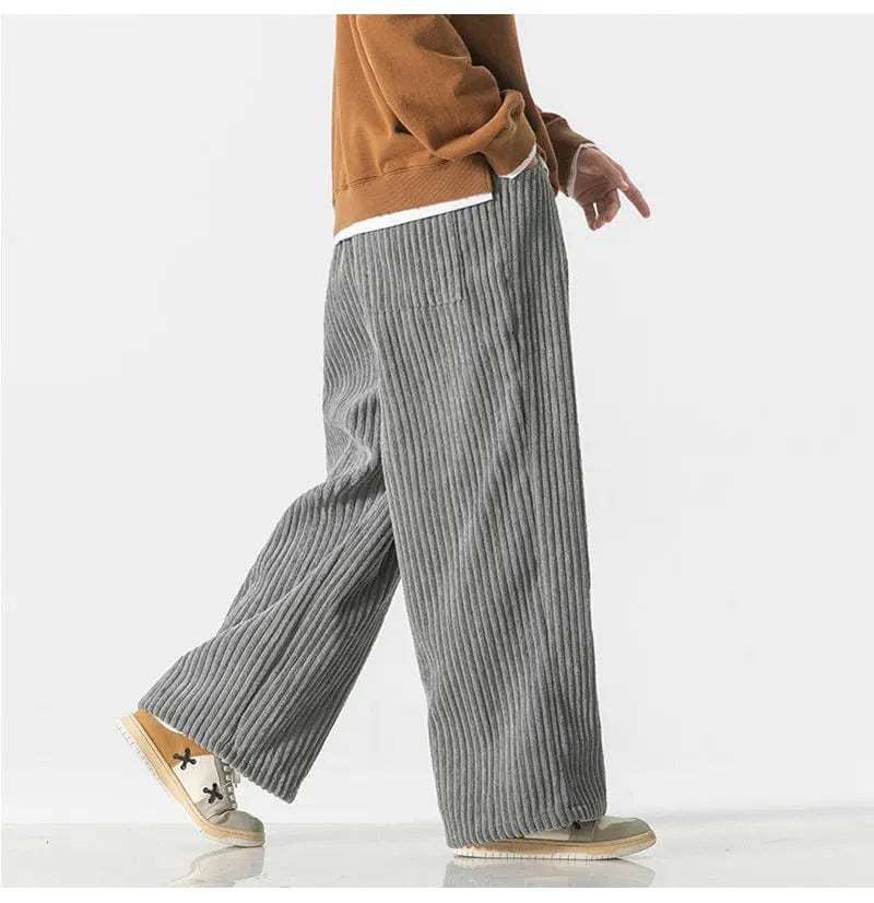 LD | Modieuze oversized corduroy broek