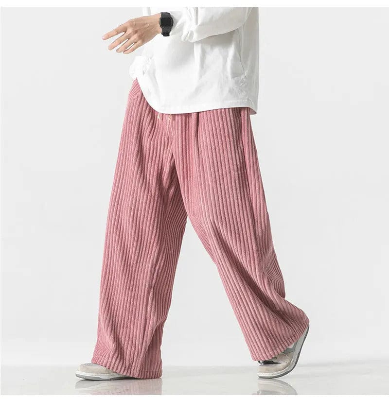 LD | Modieuze oversized corduroy broek