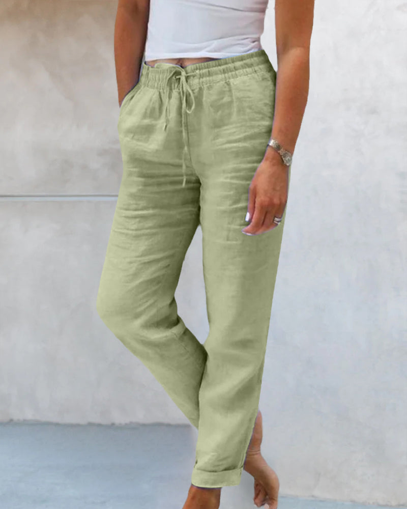 LD | Klassieke broek met trekkoord