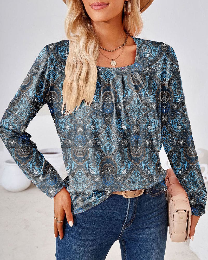 LD | Casual en modieuze winter blouse