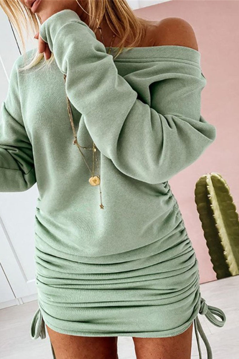 LD en elegante winterjurk