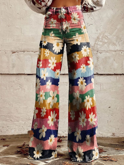 LD | Chique gedessineerde broek voor dames