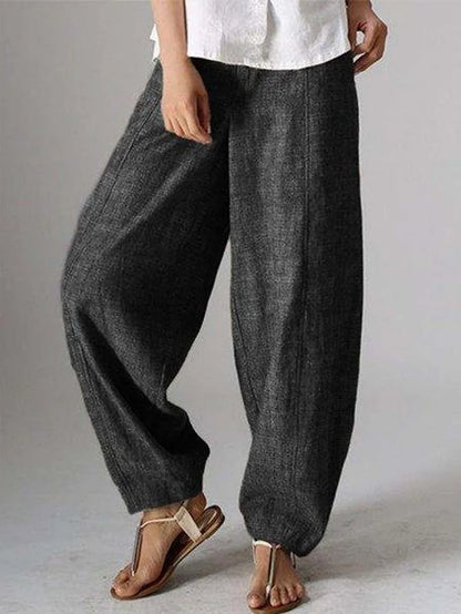 LD | Effen, casual, eenvoudige broek