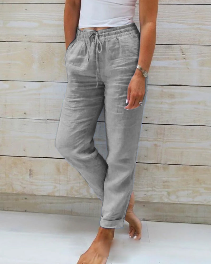 LD | Klassieke broek met trekkoord