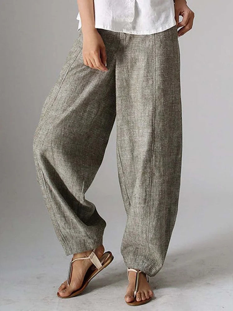 LD | Effen, casual, eenvoudige broek