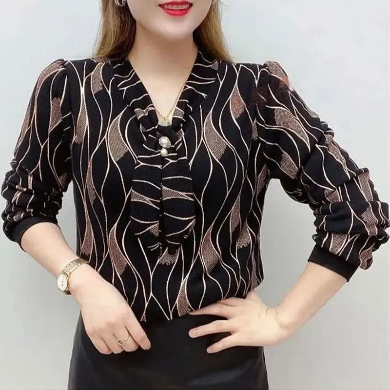 LD | Casual en modieuze winter blouse