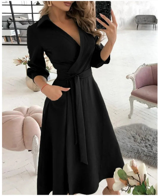 LD | Elegante wikkeljurk