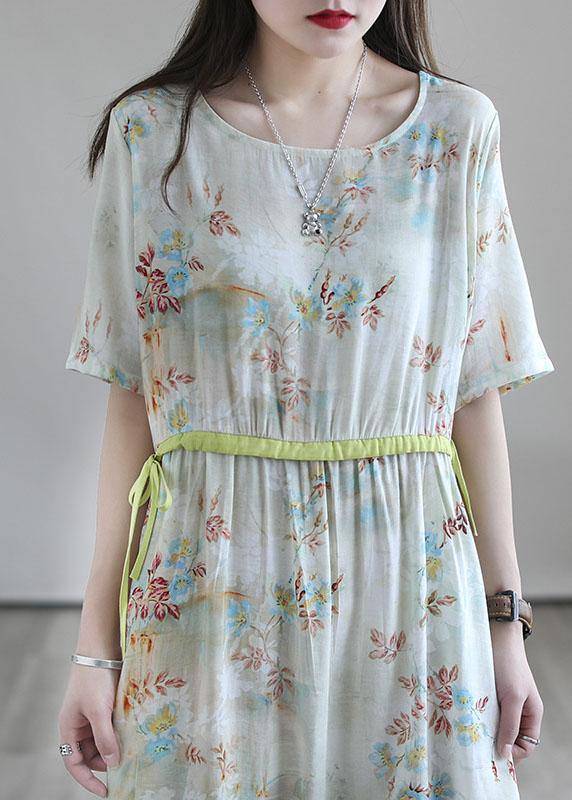 LD | Italiaans Lichtgroen Patchwork Print Zomer Katoen