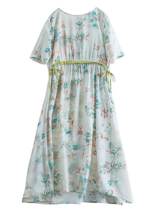 LD | Italiaans Lichtgroen Patchwork Print Zomer Katoen