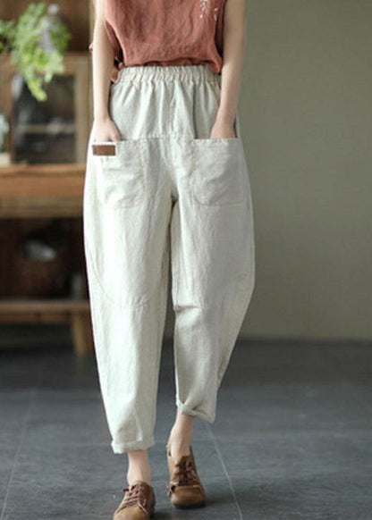 LD | Losse Gele Casual Zomerbroek