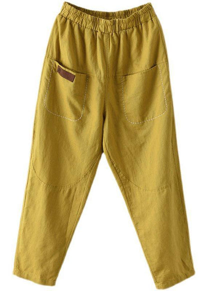 LD | Losse Gele Casual Zomerbroek