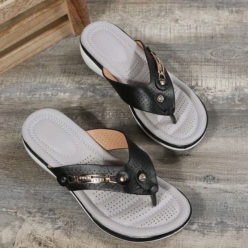 LD | dames sleehakken Clip Toe sandalen outdoor slippers casual dames