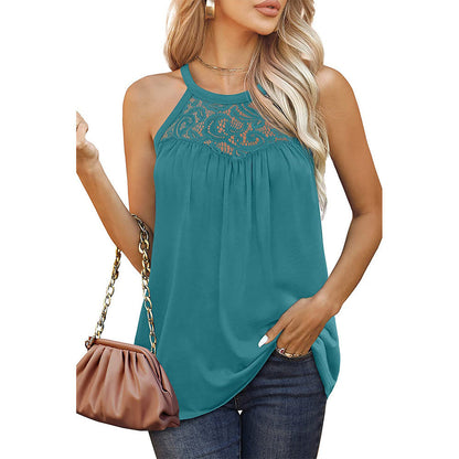 LD | Tank Tops Loose Fit Summer Kant Halter Tops Mouwloze Shirts