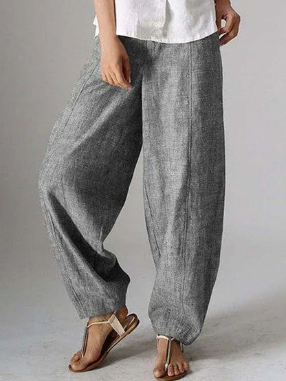 LD | Effen, casual, eenvoudige broek