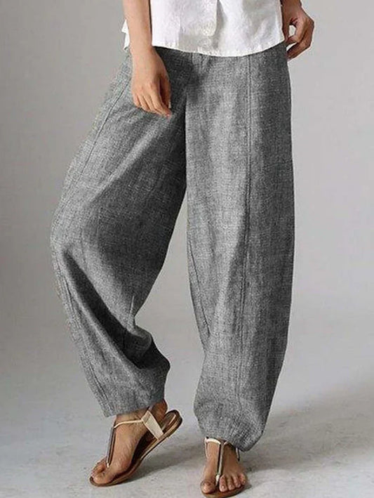 LD | Effen, casual, eenvoudige broek