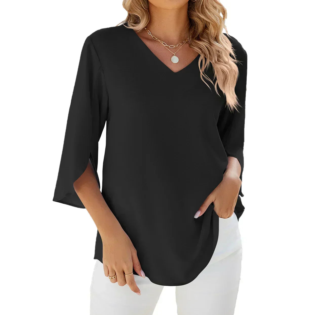 LD | Vrouwelijke en luchtige blouse