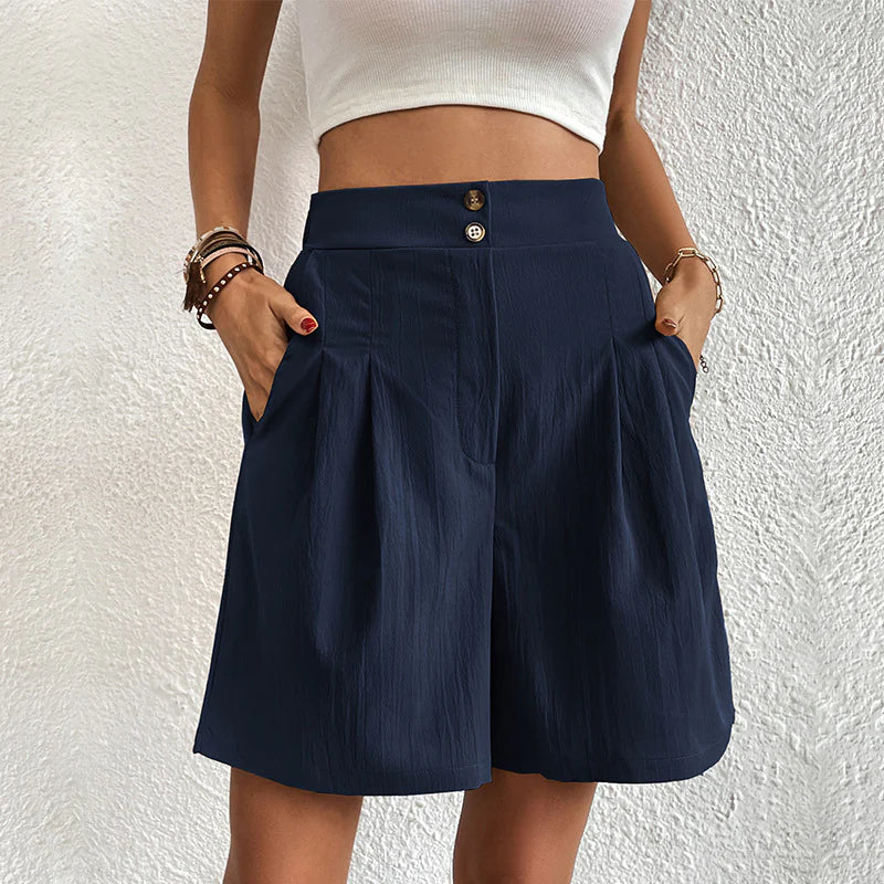 LD | Comfort Korte Broek met Hoge Taille