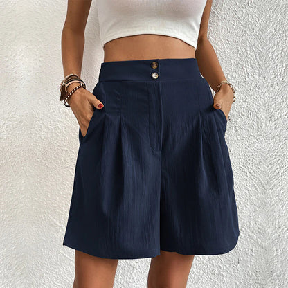 LD | Comfort Korte Broek met Hoge Taille