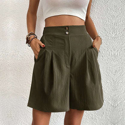 LD | Comfort Korte Broek met Hoge Taille