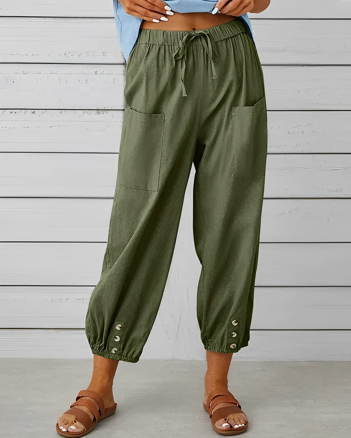 LD | Wijde broek met hoge taille