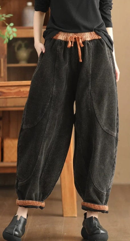 LD | Damesmode corduroy broek