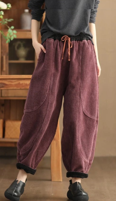 LD | Damesmode corduroy broek
