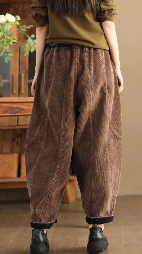 LD | Damesmode corduroy broek