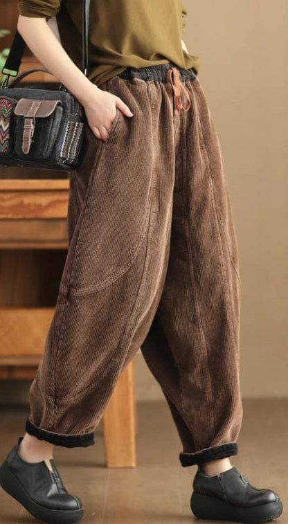LD | Damesmode corduroy broek