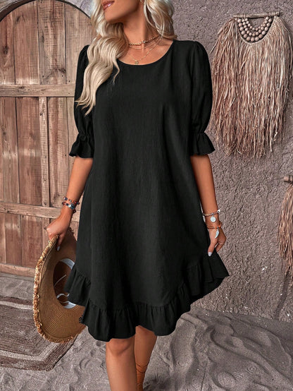 LD | elegant zomerjurkje met schattige franje details