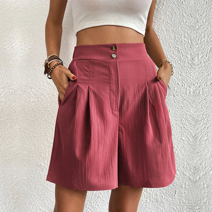 LD | Comfort Korte Broek met Hoge Taille