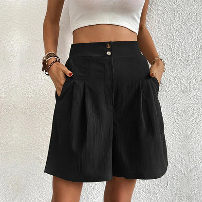 LD | Comfort Korte Broek met Hoge Taille