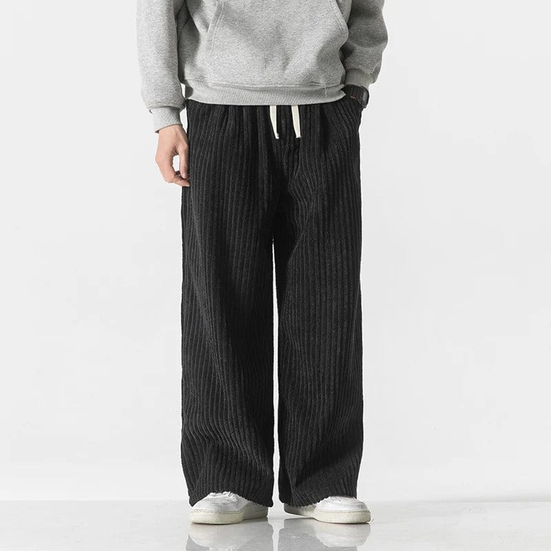 LD | Modieuze oversized corduroy broek