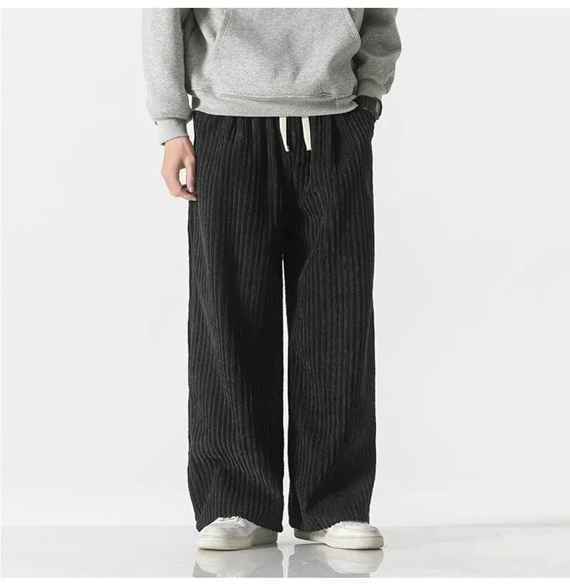 LD | Modieuze oversized corduroy broek