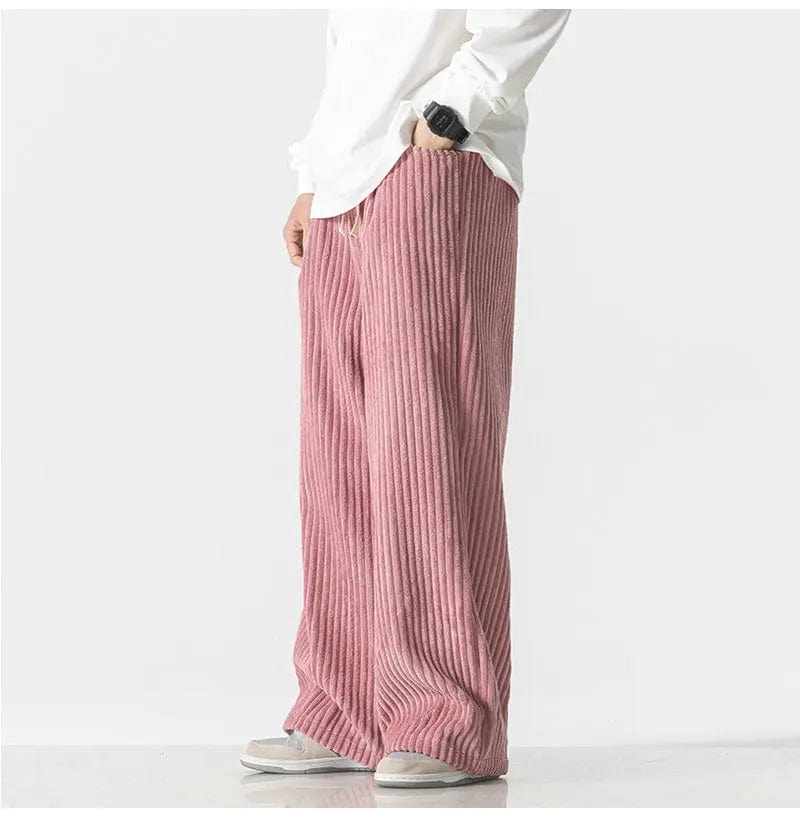 LD | Modieuze oversized corduroy broek